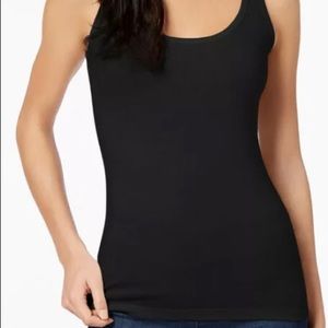 Maison Jules Essential Tank-deep black size varies